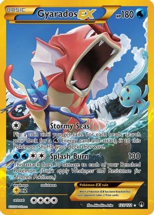 Gyarados EX (Secret) — Pokémon TCG card