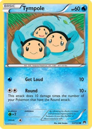 Tympole — XY - BREAKpoint Pokémon TCG card by Miki Tanaka