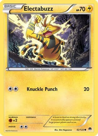 Electabuzz — XY - BREAKpoint Pokémon TCG card by match