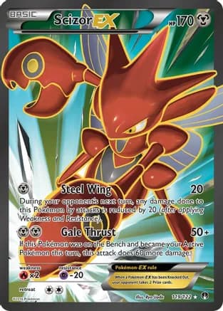Scizor EX (Full Art) — XY - BREAKpoint