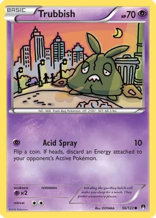 Trubbish — XY - BREAKpoint Pokémon TCG card by Souichirou Gunjima