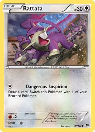 Rattata — XY - BREAKpoint Pokémon TCG card by match