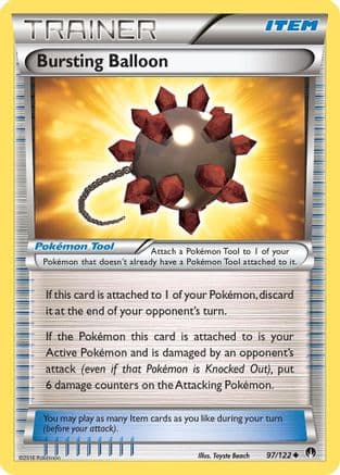 Bursting Balloon — XY - BREAKpoint Pokémon TCG card by Toyste Beach