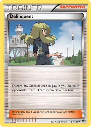 Delinquent — XY - BREAKpoint Pokémon TCG card by Yusuke Ohmura