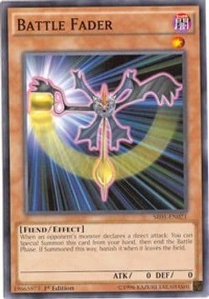 Battle Fader — Structure Deck: Emperor of Darkness Yu-Gi-Oh! card by KAIZUKA TAKAHASHI