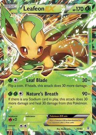Leafeon EX — Pokémon TCG card