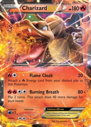 Charizard EX — Generations Pokémon TCG card by Eske Yoshinob