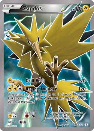 Zapdos — Pokémon TCG card