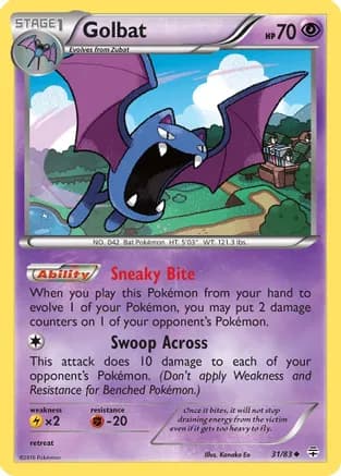 Golbat — Generations Pokémon TCG card by Kanako Eo