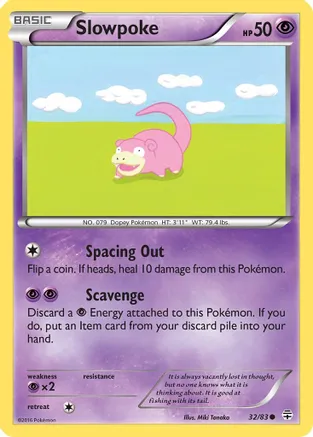 Slowpoke — Generations Pokémon TCG card by Miki Tanaka