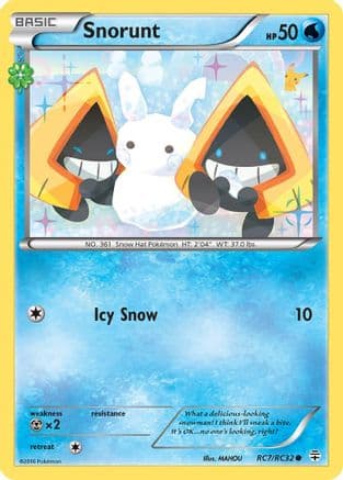 Snorunt — Generations: Radiant Collection Pokémon TCG card by MAHOU