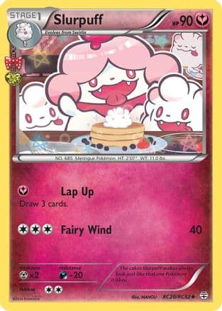 Slurpuff — Generations: Radiant Collection Pokémon TCG card by MAHOU