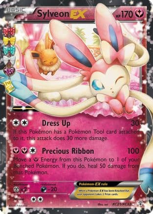 Sylveon EX — Generations: Radiant Collection Pokémon TCG card by RC21/RC32