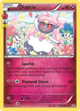 Diancie — Generations: Radiant Collection Pokémon TCG card by Mizue
