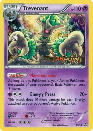 Trevenant (Prerelease) — XY Promos Pokémon TCG card by PLANETA Igarashi