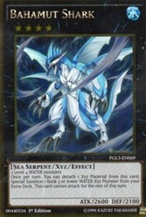 Bahamut Shark — Premium Gold: Infinite Gold Yu-Gi-Oh! card by KAZUKI TAKAHASHI