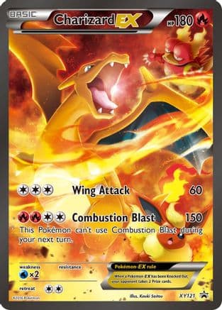 Charizard EX - XY121 — XY Promos Pokémon TCG card by Kouki Saitou