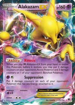 Alakazam EX — XY - Fates Collide Pokémon TCG card by PLANETA