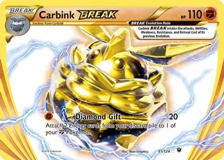 Carbink BREAK — XY - Fates Collide Pokémon TCG card by 5ban Graphics