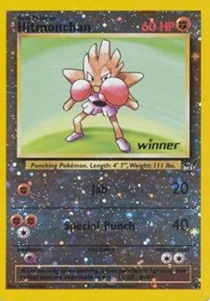 Hitmonchan - 2 [Winner] — Best of Promos Pokémon TCG card by Mitsuhiro Arita