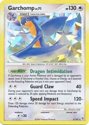 Garchomp - 5/147 (Cracked Ice Holo) — Deck Exclusives Pokémon TCG card by Mitsuhiro Arito