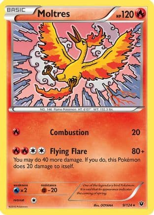 Moltres — XY - Fates Collide Pokémon TCG card by OOYAMA