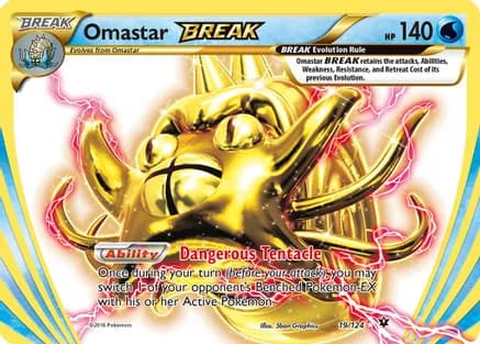 Omastar BREAK — XY - Fates Collide Pokémon TCG card by 5ban Graphics