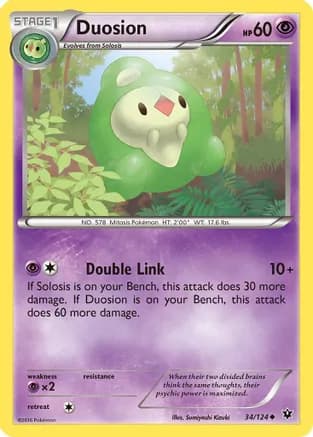 Duosion — XY - Fates Collide Pokémon TCG card by Sumiyoshi Kizuki