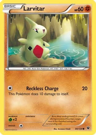 Larvitar (40) — XY - Fates Collide