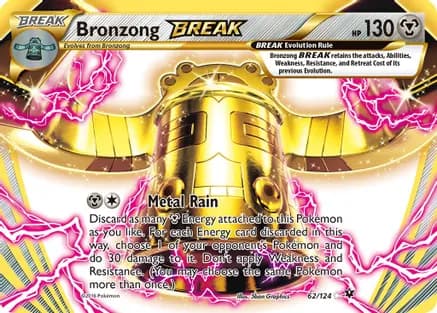 Bronzong BREAK — XY - Fates Collide Pokémon TCG card by 5ban Graphics