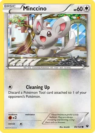 Minccino (86) — XY - Fates Collide