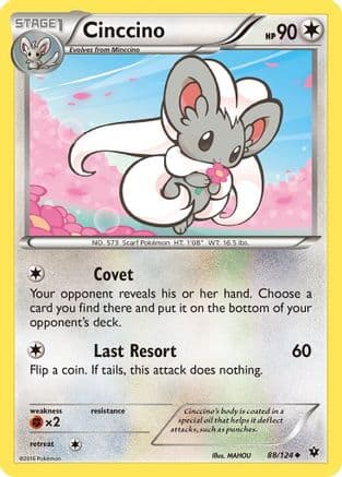 Cinccino (88) — XY - Fates Collide Pokémon TCG card by MAHOU
