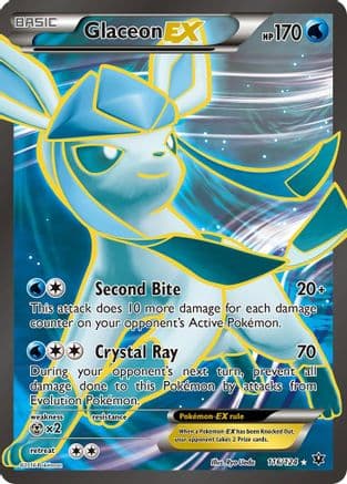 Glaceon EX (Full Art) — Pokémon TCG card
