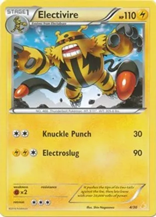 Electivire (4) — XY Trainer Kit: Pikachu Libre & Suicune