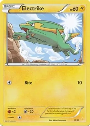 Electrike (11) — XY Trainer Kit: Pikachu Libre & Suicune