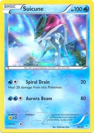 Suicune (30 - Holo) — Pokémon TCG card