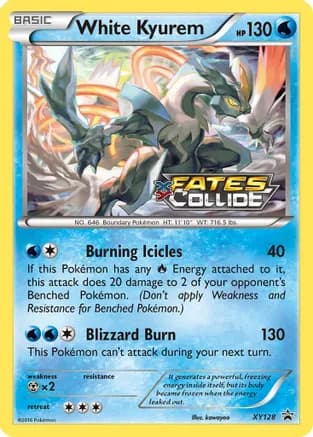 White Kyurem (Prerelease) — XY Promos