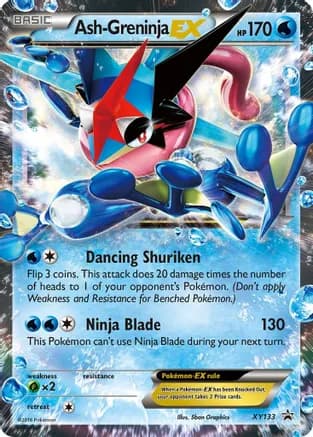 Ash-Greninja EX - XY133 — XY Promos