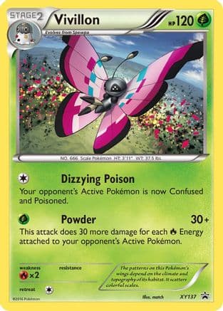 Vivillon — XY Promos Pokémon TCG card by match