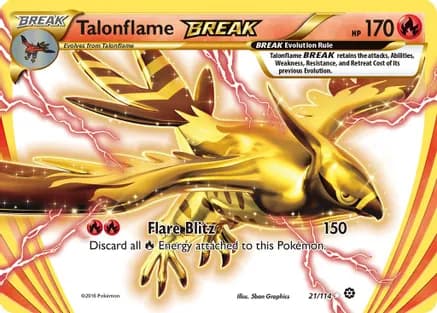 Talonflame BREAK — XY - Steam Siege
