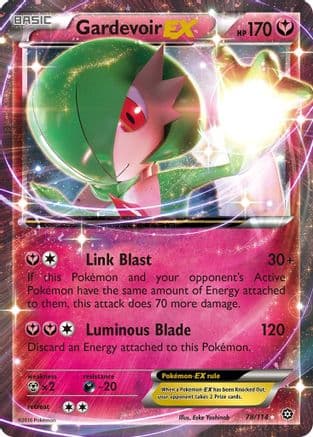 Gardevoir EX — XY - Steam Siege Pokémon TCG card by Eske Yoshinob