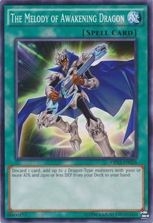 The Melody of Awakening Dragon — OTS Tournament Pack 2 Yu-Gi-Oh! card by KAZUKI TAKAHASHI