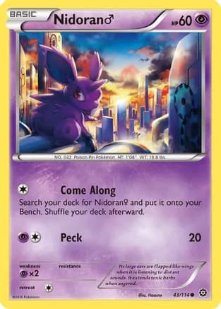 Nidoran M — XY - Steam Siege