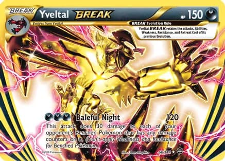 Yveltal BREAK — XY - Steam Siege Pokémon TCG card by 5ban Graphics