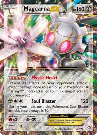 Magearna EX — XY - Steam Siege Pokémon TCG card by 5ban Graphics