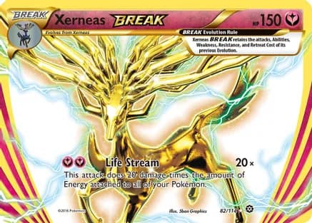 Xerneas BREAK — XY - Steam Siege Pokémon TCG card by 5ban Graphics