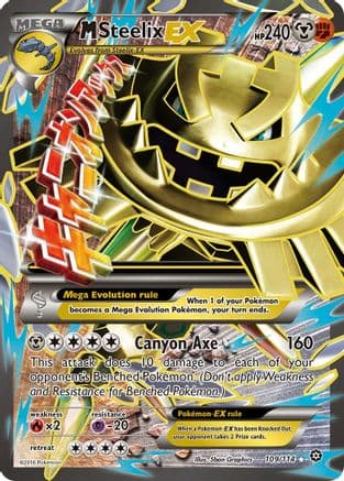 M Steelix EX (Full Art) — Pokémon TCG card