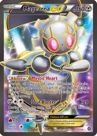 Magearna EX (Full Art) — XY - Steam Siege Pokémon TCG card by Sban Graphics