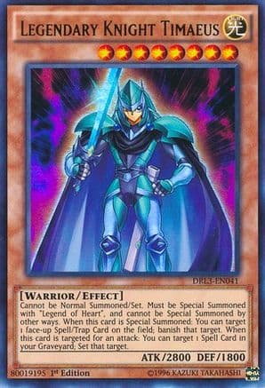 Legendary Knight Timaeus — Dragons of Legend: Unleashed Yu-Gi-Oh! card by KAZUKI TAKAHASHI