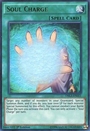 Soul Charge — Dragons of Legend: Unleashed Yu-Gi-Oh! card by KAZUKI TAKAHASHI